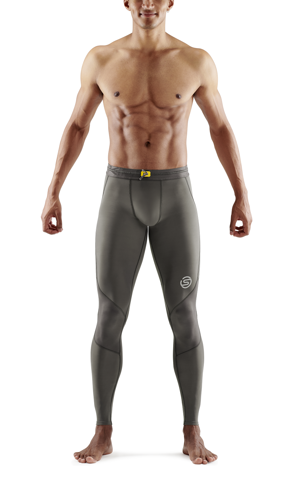 SKINS Men's Compression Long Tights 3-Series - Charcoal – Key