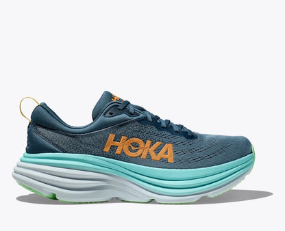 HOKA Men's Bondi 8 Wide - Real Teal/Shadow