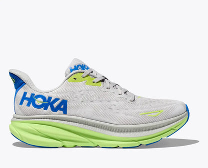 HOKA Men's Clifton 9 2E Width - Stardust / Electric Cobalt