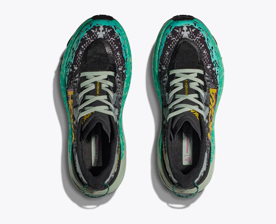 HOKA Women's Speedgoat 6 - Black/Aloe Vera