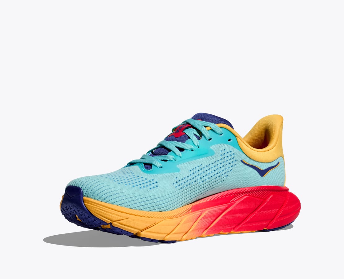 HOKA Men's Arahi 7 Wide - Cloudless / Poppy – Key Power Sports Malaysia