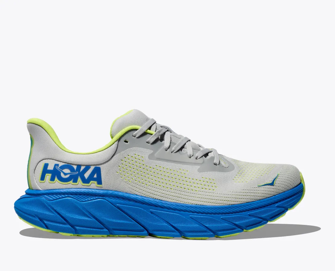 HOKA Men's Arahi 7 2E Width - Stardust / Electric Cobalt – Key Power ...