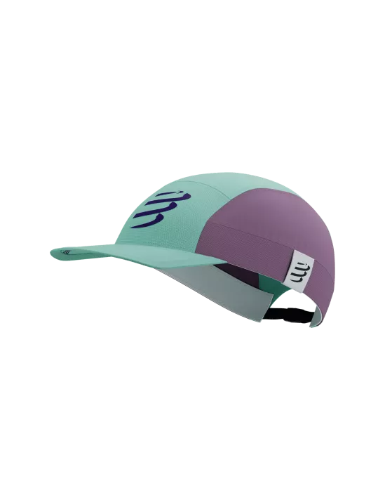 Compressport Unisex's 5 Panel Light Cap - Shell Blue/Grape