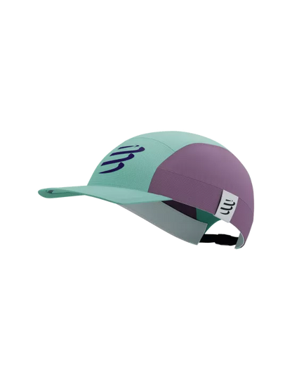 Compressport Unisex's 5 Panel Light Cap - Shell Blue/Grape