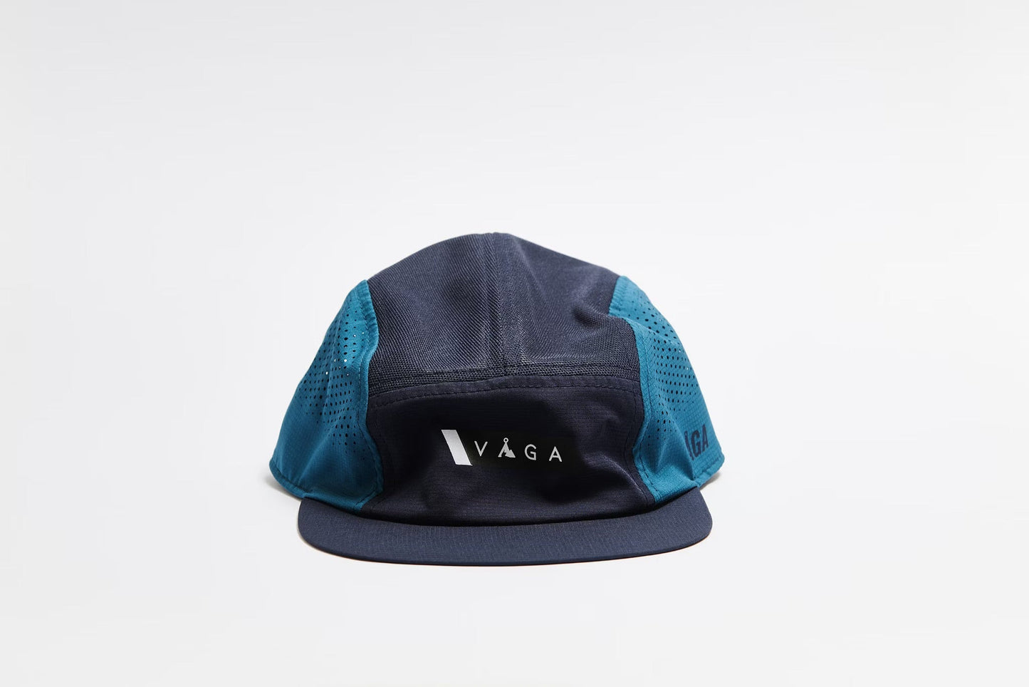 VAGA Feather Racing Cap - Navy Blue/Teal/Black