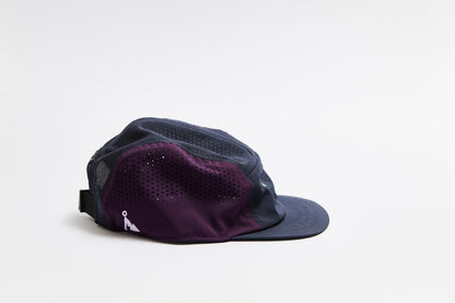 VAGA Feather Racing Cap - Plum/Slate Blue