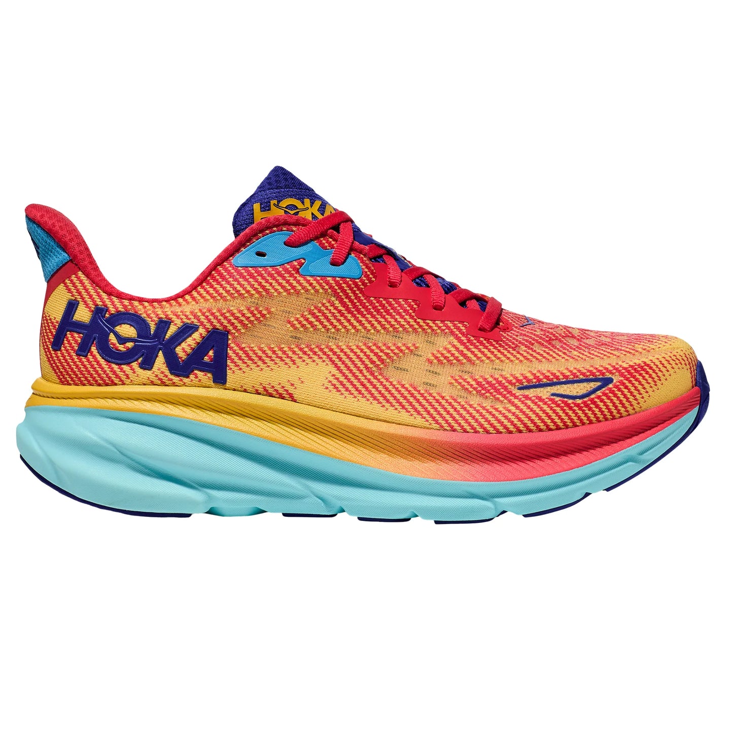 HOKA Women's Clifton 9 - Cerise/Cloudless