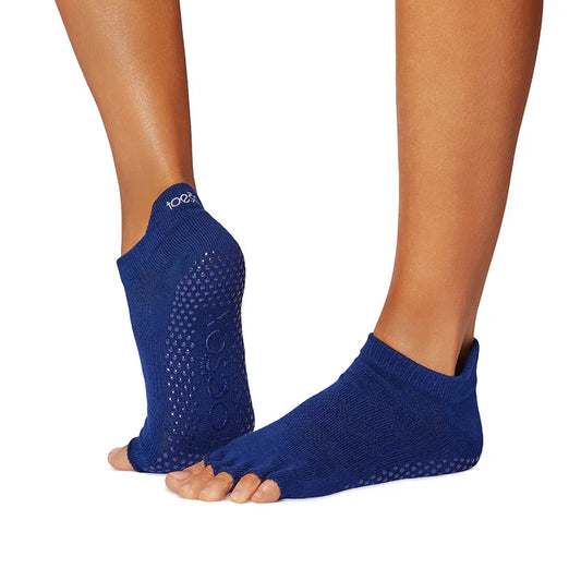 TOESOX Grip Half Toe Low Rise - Deep Navy