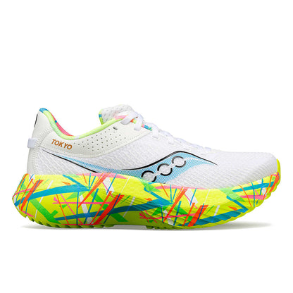 Saucony Women's Tokyo Kinvara Pro - White/Citron