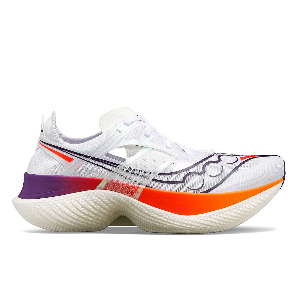 Saucony Men's Endorphin Elite - White/Vizired