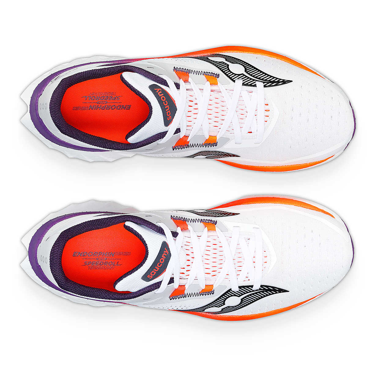 Saucony Men's Endorphin Speed 4 - White/Viziorange