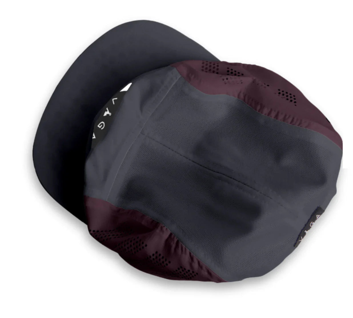 VAGA Feather Racing Cap - Plum/Slate Blue