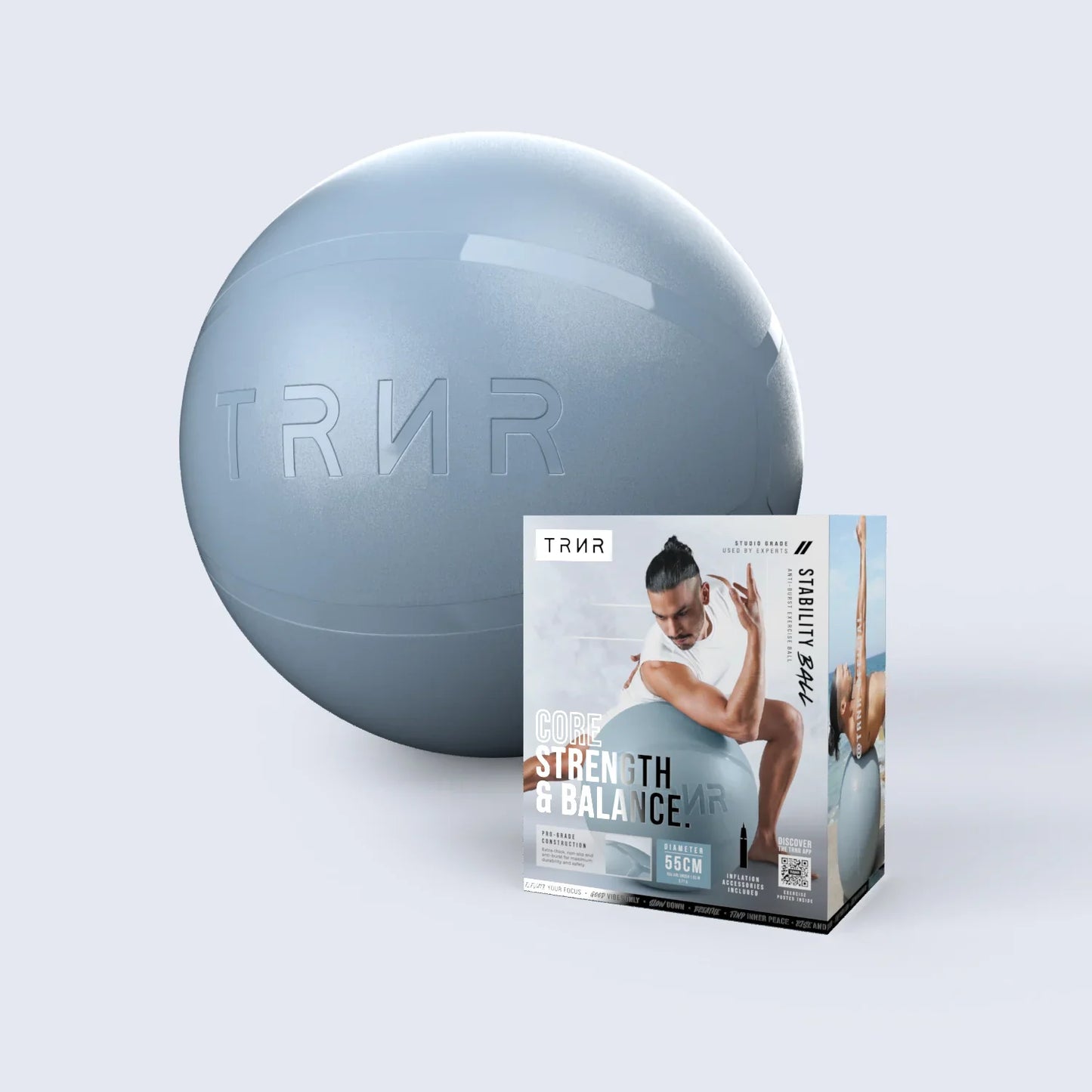 TRNR Stability Ball 55cm - Blue