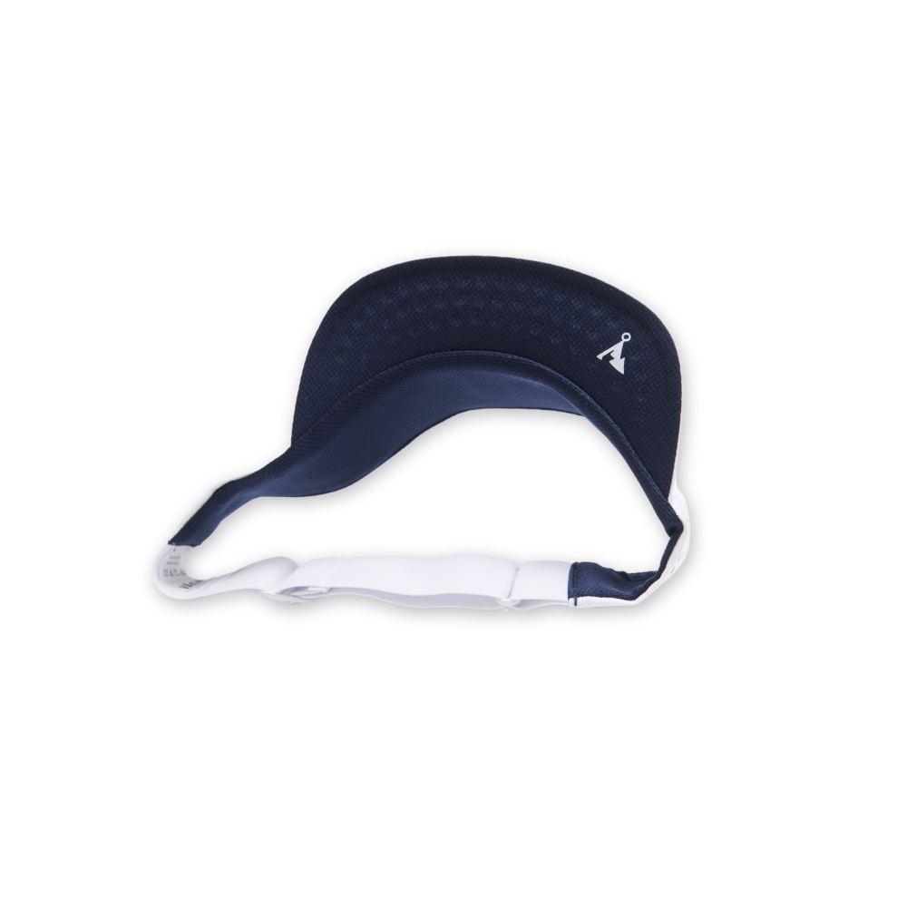 VAGA Feather Visor - White/Navy Blue