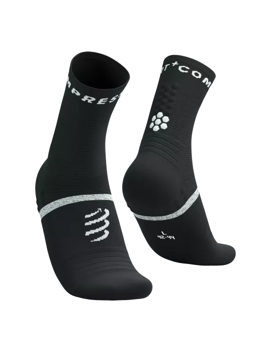 Compressport Unisex's Pro Marathon Sock v2.0 - Black/White