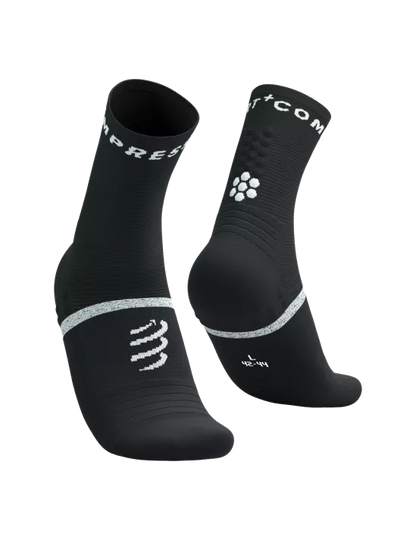 Compressport Unisex's Pro Marathon Sock v2.0 - Black/White