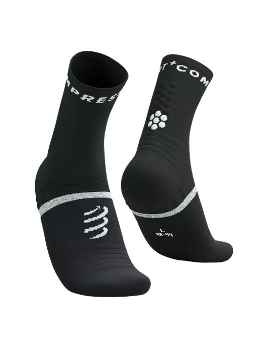 Compressport Unisex's Pro Marathon Sock v2.0 - Black/White