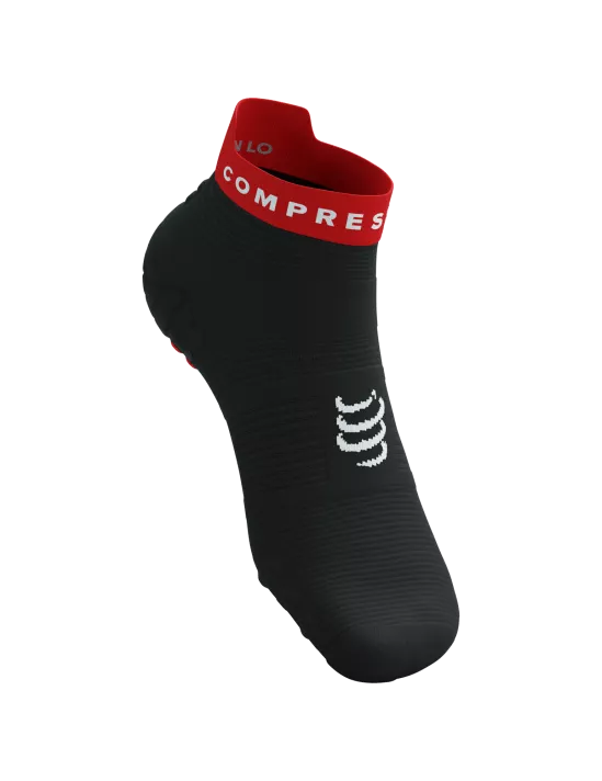 Compressport Unisex's Pro Racing Socks v4.0 Run Low - Black