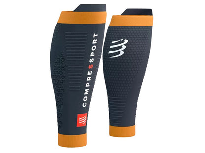 Compressport Unisex Calf Sleeve R2 3.0 - Magnet/Autumn Glory