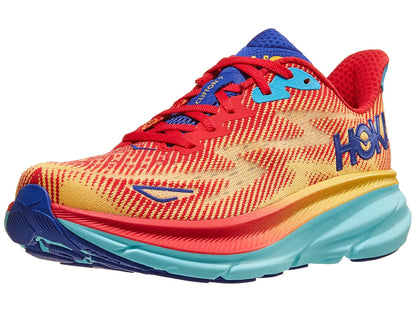 HOKA Women's Clifton 9 - Cerise/Cloudless