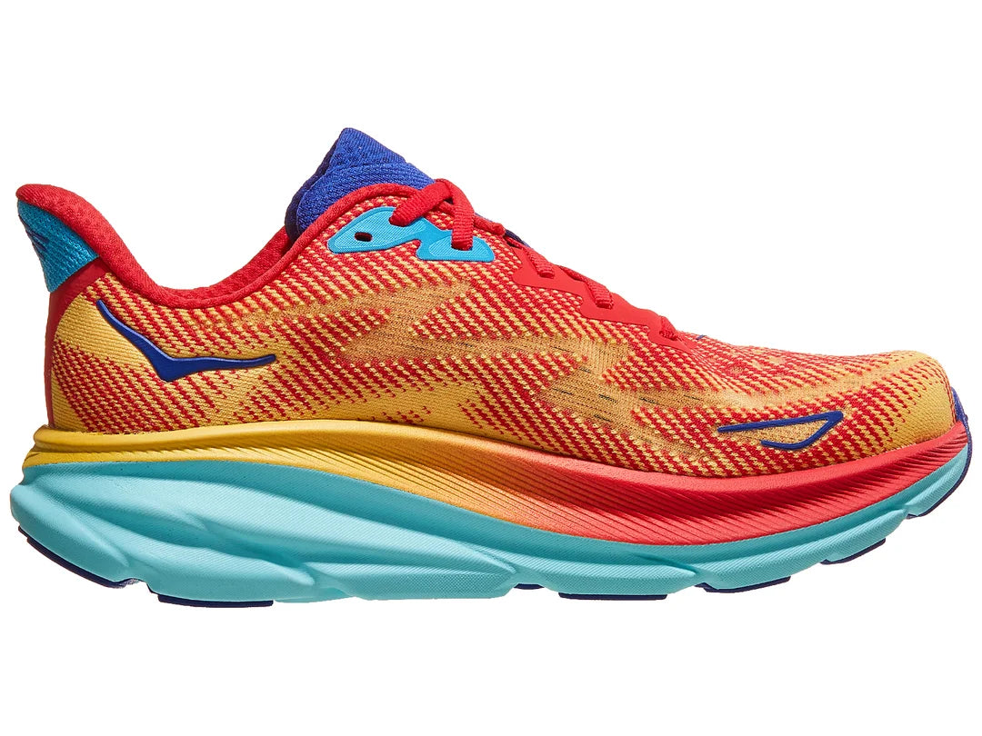 HOKA Women's Clifton 9 - Cerise/Cloudless – Key Power Sports Malaysia