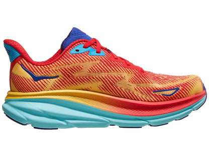 HOKA Women's Clifton 9 - Cerise/Cloudless