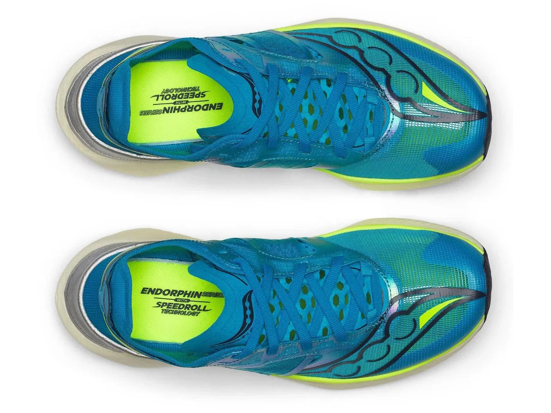 Saucony Men's Endorphin Elite - ViziBlue/Citron