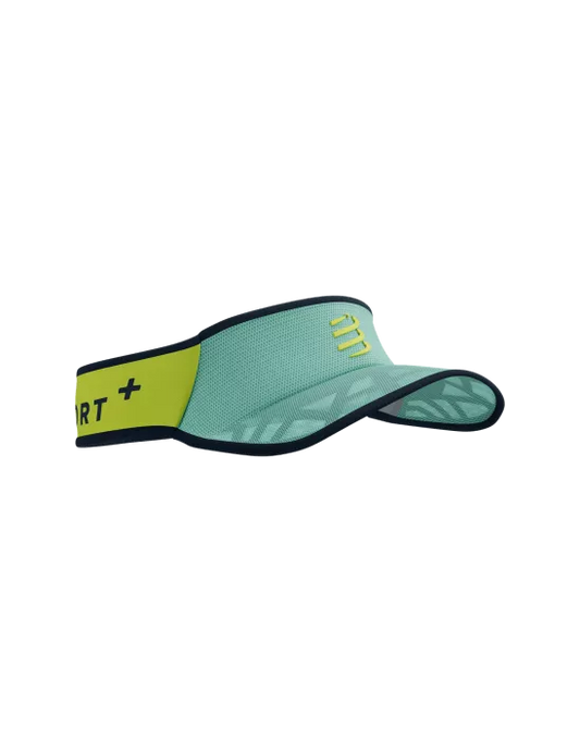 Compressport Spiderweb Ultralight Visor - Eggshell Blue/Green Sheen/Dress Blues