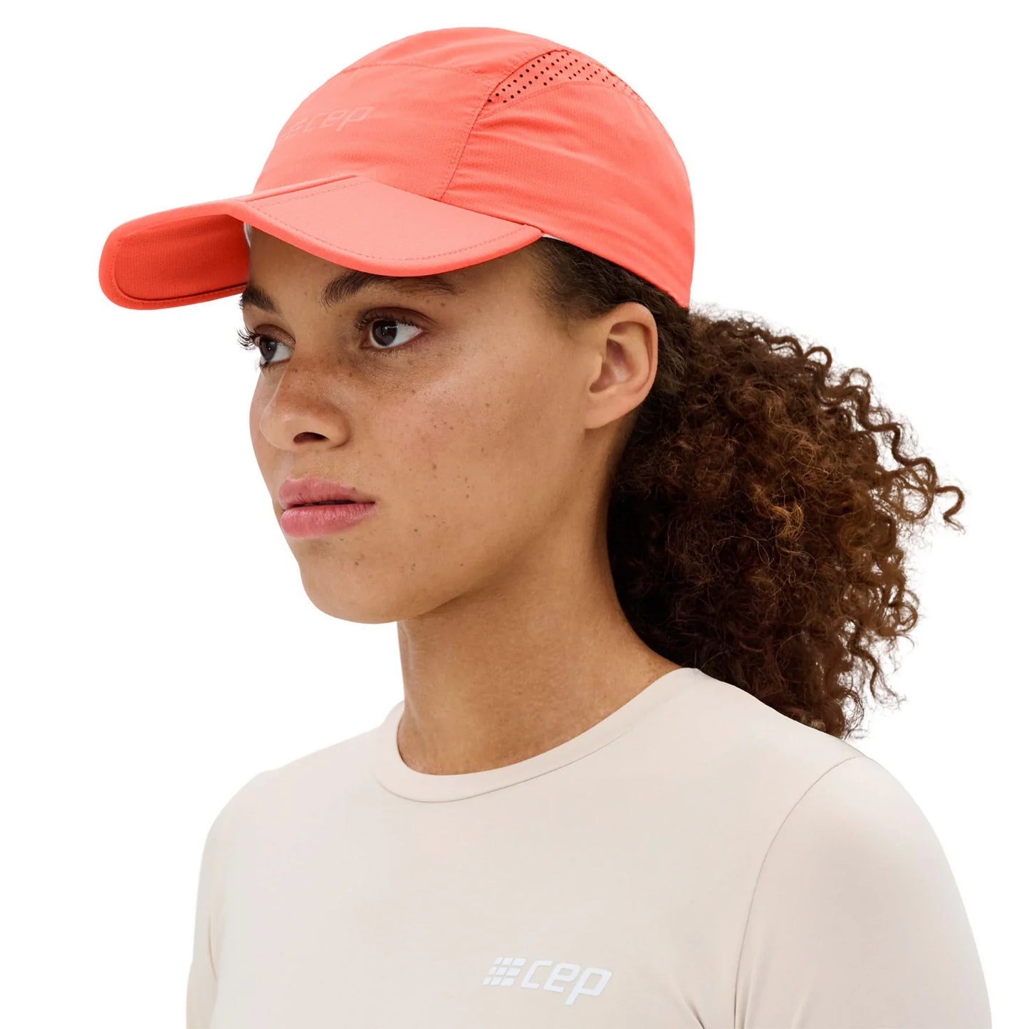 CEP Unisex's Running Cap - Coral/Coral