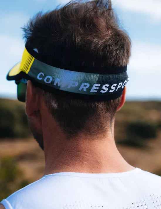 Compressport Unisex's Visor Ultralight - Yellow/Black