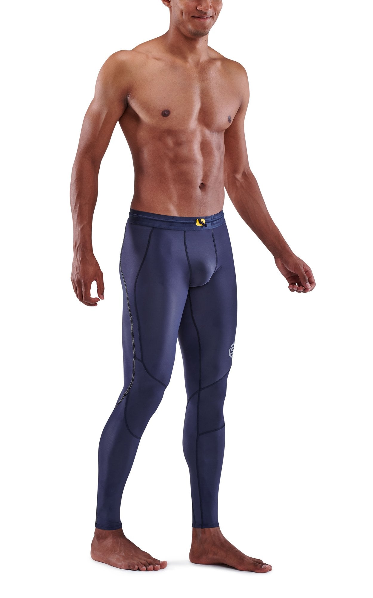 Skins Compression Series-3 Men's Long Tights Blue Geo L