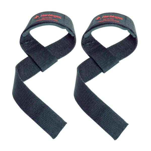 Harbinger Padded Cotton Lifting Straps 21"- Black