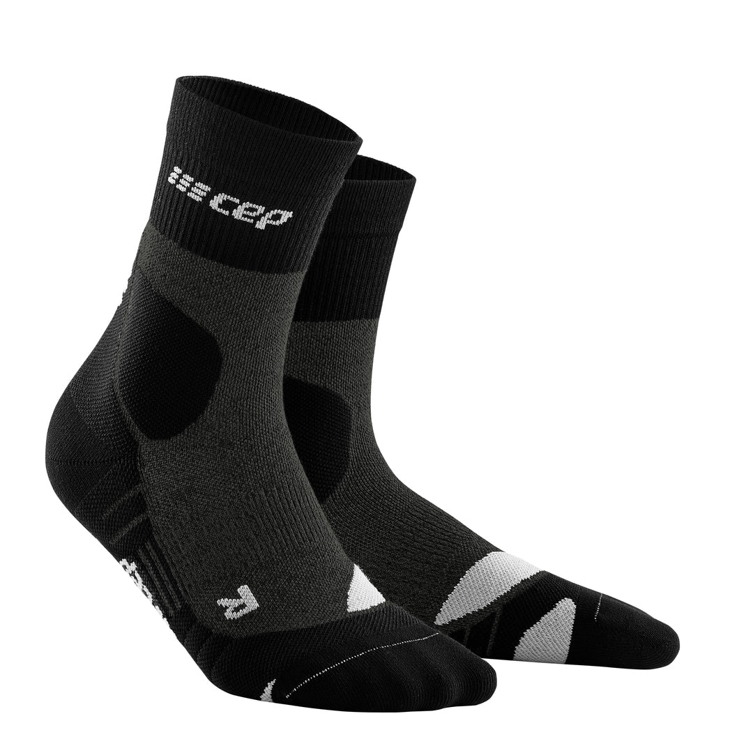CEP Men's Hiking Merino Mid-Cut Socks - Stone Grey/Grey ( WP3CA4