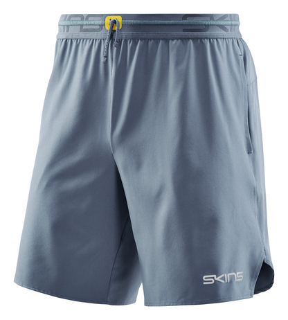 SKINS Men's Activewear X-Fit Shorts 3-Series - Blue Grey