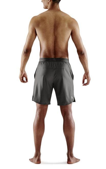 SKINS Men's Activewear X-Fit Shorts 3-Series - Charcoal